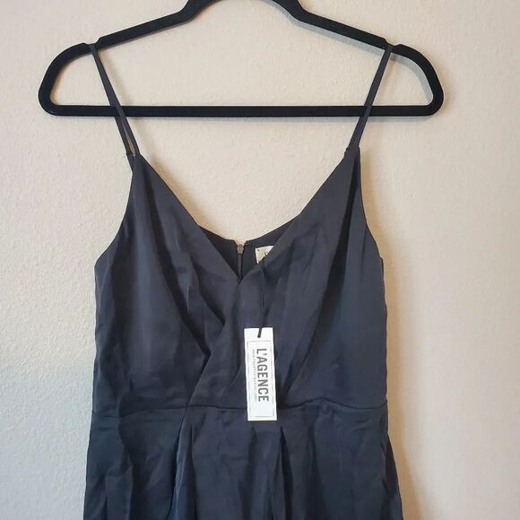 L'Agence Sleeveless Knee Length Black Dress Size Small - Picture 3 of 6